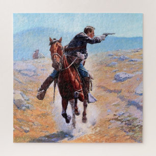 Puzzle “El Mensajero” Arte Occidental por Charles Schreyv