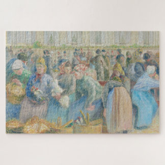 Puzzle El mercado de huevos (1884) de Camille Pissarro