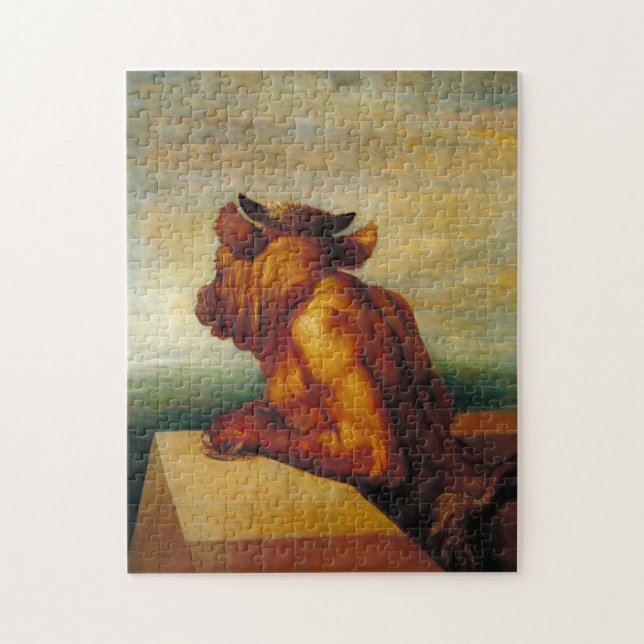 Puzzle El Minotauro (de George Frederic Watts) (Vertical)