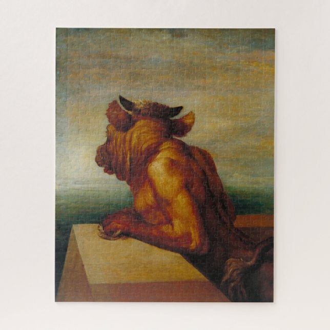 Puzzle El Minotauro George Frederic Watts Art (Vertical)