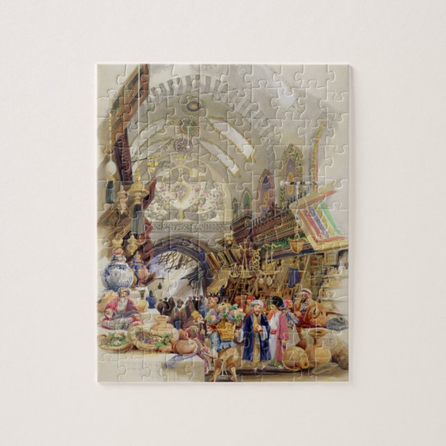 Puzzle El Missr Tcharsky, o mercado egipcio, en Constan (Vertical)