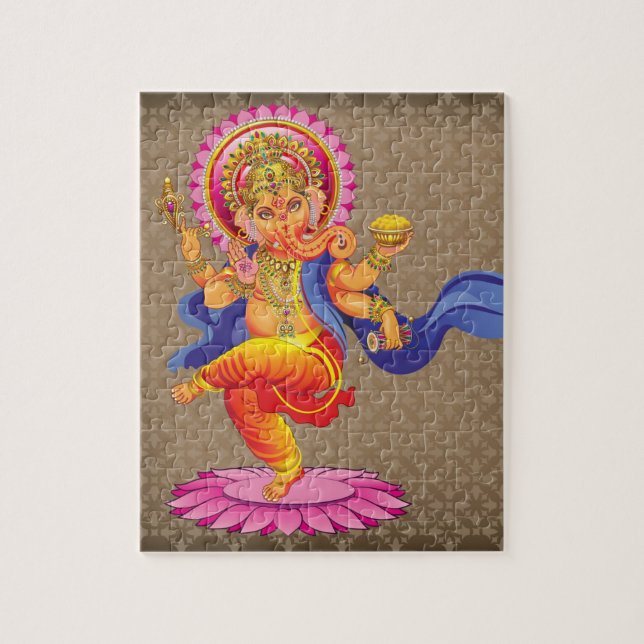 Puzzle El misterio de Dios hindú de Lord Ganesha (Vertical)