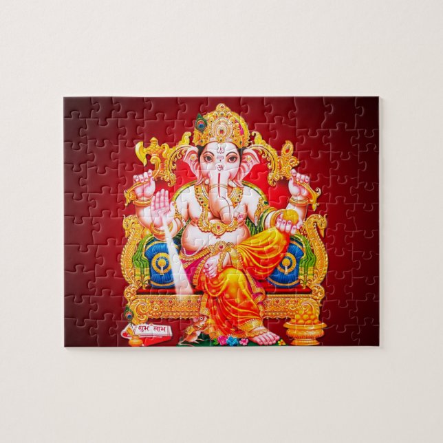 Puzzle El misterio de Dios hindú de Lord Ganesha (Horizontal)