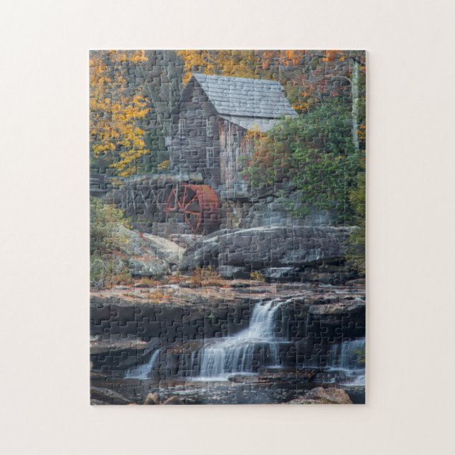 Puzzle El Molino Histórico de Grist en Glade Creek 2 (Vertical)