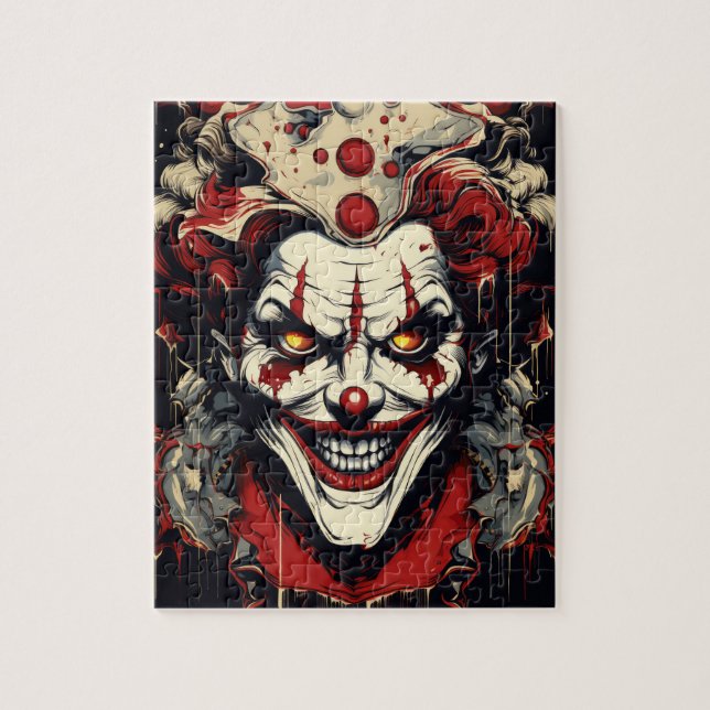 Puzzle El momento del payaso aterrador (Vertical)