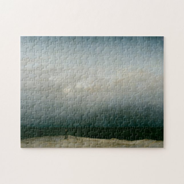 Puzzle El monje junto al mar, de Caspar David Friedrich (Horizontal)