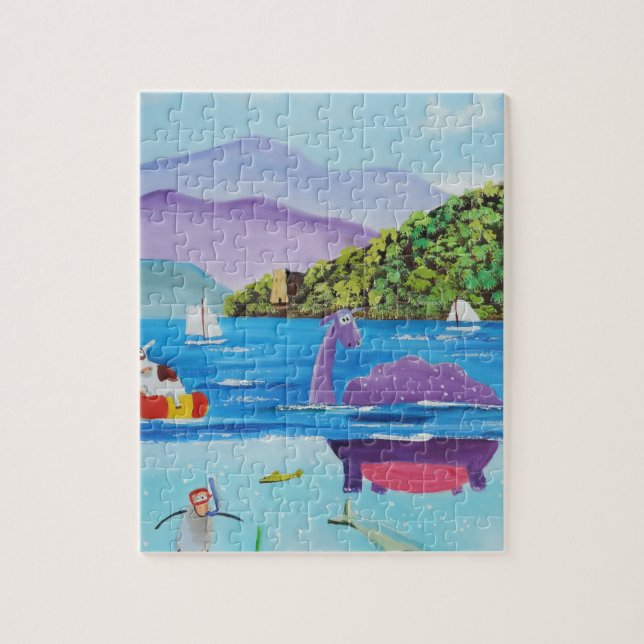 Puzzle El monstruo de Loch Ness de Gordon Bruce (Vertical)