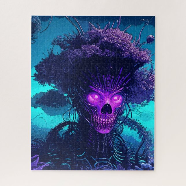 Puzzle El Monstruo Del Ciberárbol En La Oscuridad (Vertical)