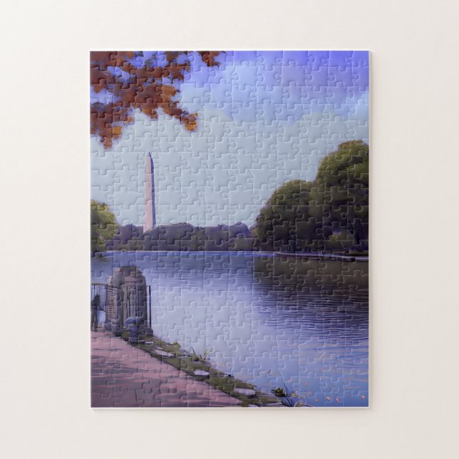 Puzzle El Monumento Nacional en Washington D.C. (Vertical)