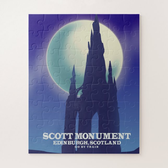 Puzzle El Monumento Scott, Edimburgo, Escocia (Vertical)