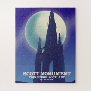 Puzzle El Monumento Scott, Edimburgo, Escocia