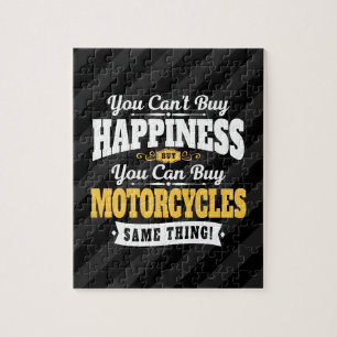 Puzzle El motorista no puede comprar felicidad puede