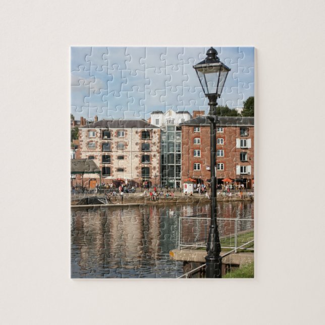 Puzzle El muelle, Exeter, Devon, Reino Unido (Vertical)
