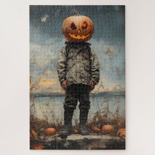 Puzzle El mujeriego con cabeza de calabaza (Vertical)
