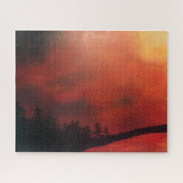 Puzzle El mundo en llamas (Horizontal)