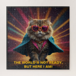 Puzzle El mundo no está listo - el diseño del humor para 