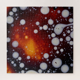 Puzzle El nacimiento de las estrellas en un líquido abstr