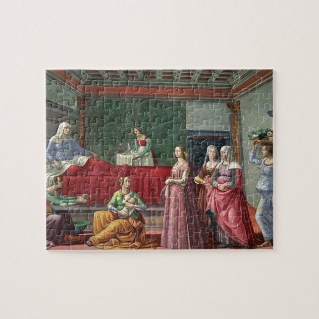 Puzzle El nacimiento de St. John el baptista (fresco) (Horizontal)