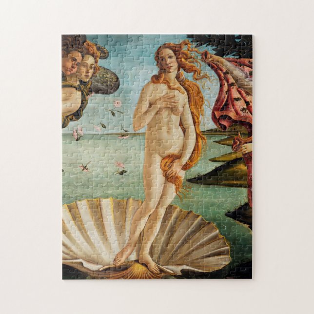 Puzzle El nacimiento de Venus (detalle), Sandro Botticell (Vertical)