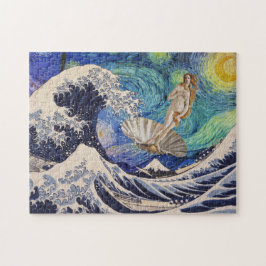 Puzzle El nacimiento de Venus en la gran ola