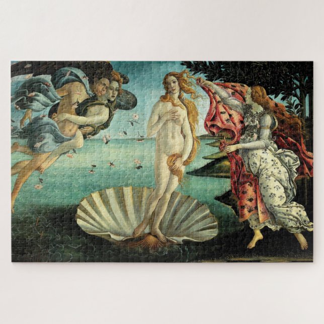 Puzzle El nacimiento de Venus por Sandro Botticelli (Horizontal)
