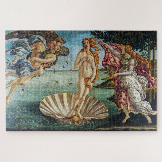 Puzzle El nacimiento de Venus | Sandro Botticelli | (Horizontal)