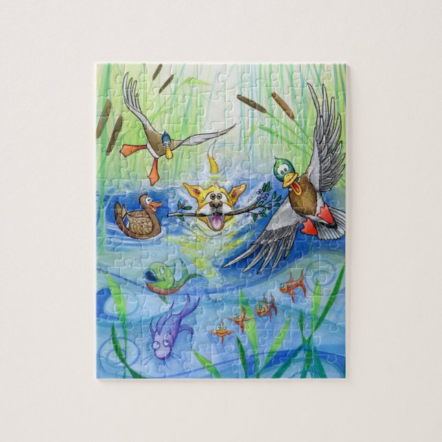 Puzzle El nadar con Turbo (Vertical)