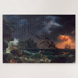 Puzzle El naufragio de Claude Joseph Vernet