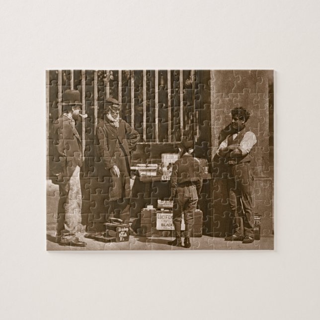 Puzzle El negro de zapato dramático, 1876-77 (Horizontal)