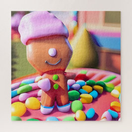 Puzzle El niño de Gingerbread hace bueno - Ken Gage Art