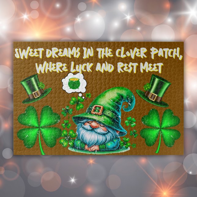 Puzzle El nome de Cute St Patrick duerme en marrón | (Subido por el creador)