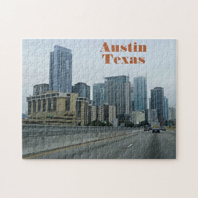 Puzzle El nuevo y creciente centro de Austin Texas (Horizontal)