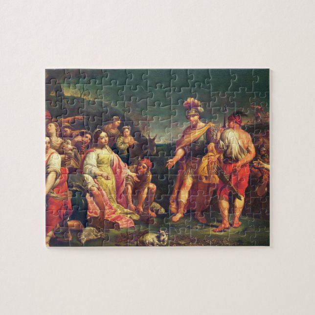 Puzzle El ofrecimiento de Abigail antes de David (Horizontal)