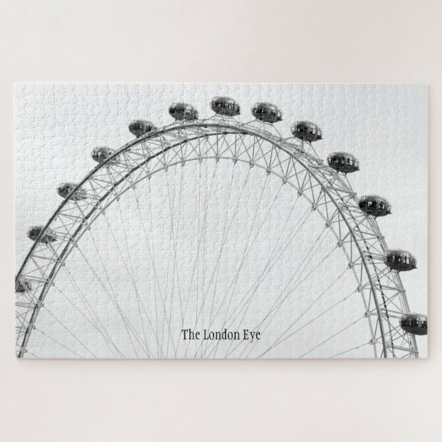 Puzzle El Ojo de Londres, personalizado (Horizontal)