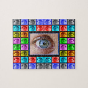 Puzzle El ojo ve todo desconcertar