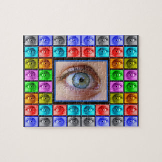 Puzzle El ojo ve todo desconcertar