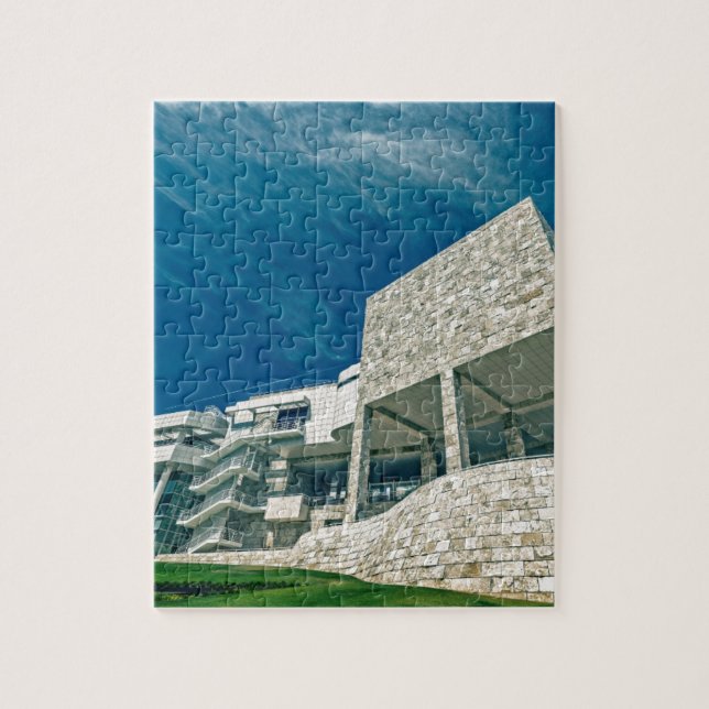 Puzzle El pabellón de centro de las exposiciones de Getty (Vertical)