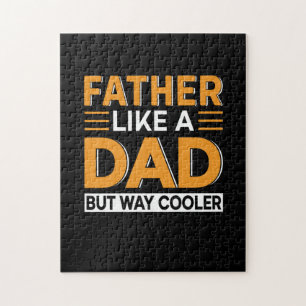 Puzzle El padre del día del padre como un padre