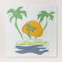 El paisaje de las playas de las islas tropicales. 