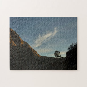 Puzzle El paisaje de Lone Torrey Pine California Sunset
