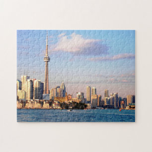Puzzle El paisaje urbano de Toronto Canadá.