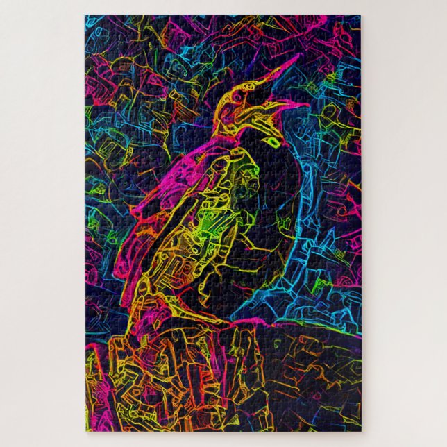 Puzzle El pájaro solitario 3 (Vertical)