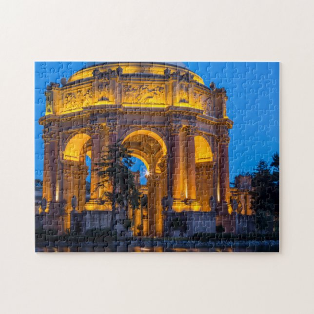 Puzzle El Palacio de Bellas Artes al amanecer (Horizontal)