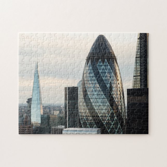 Puzzle El Panorama Urbano Gherkin y Shard London (Horizontal)