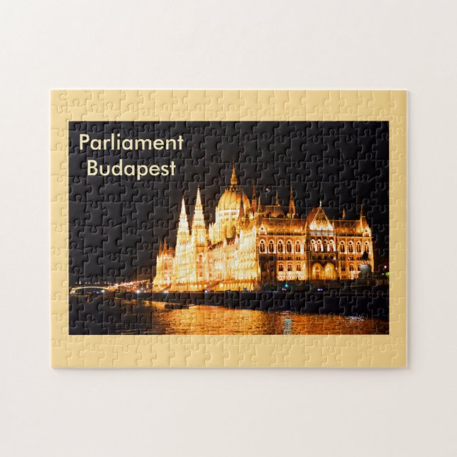 Puzzle El parlamento en Budapest (Horizontal)