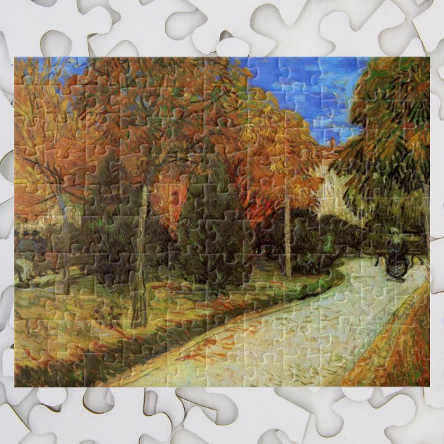 Puzzle El parque público en Arlés de Vincent van Gogh (Subido por el creador)