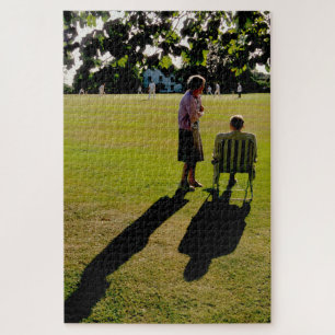 Puzzle El partido de cricket.