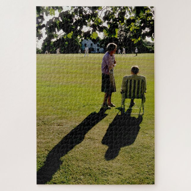 Puzzle El partido de cricket. (Vertical)