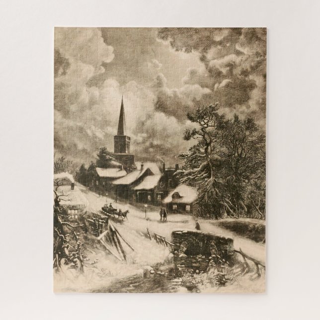 Puzzle El paseo en Sleigh (Vertical)