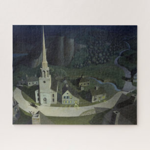 Puzzle El paseo nocturno de Paul Revere por la madera
